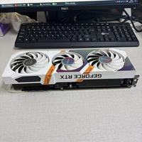 Carte graphique VGA d'occasion IGame RTX 3080 10 Go GDDR6X Ultra W OC blanche avec refroidissement triple ventilateur 8+8Pin PCI-E pour PC de bureau gaming