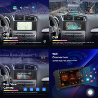 Podofo 7 ''Android Carplay Android Auto Autoradio 2 + 64G Autoradio BT WIFI GPS EQ FM RDS pour Citroën C4 2013-2018 Tableau de bord