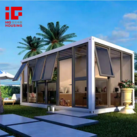 Maisonnette modulaire préfabriquée de 20 pieds, certifiée CE, design professionnel, installation rapide, design moderne, faible coût, haute qualité, appartement prêt à l'emploi
