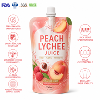 Ecologische 100ml 250ml Doypack zak met tuit voor dranken, yoghurt, fruitdrank, babyvoeding verpakking