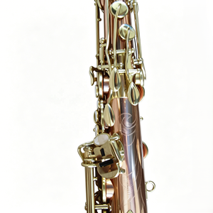 Saxophone ténor professionnel en cuivre phosphoreux avec clés laquées or - Product Image 3