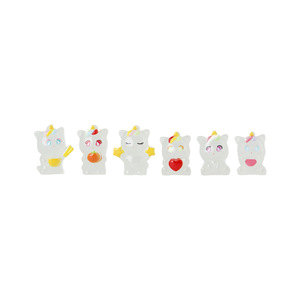 Pendentif en résine Lanshuo en forme de poney de dessin animé, porte-clés qui brille dans le noir, idéal pour un cadeau - Product Image 4