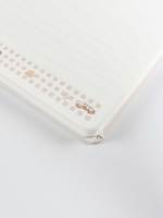 Agenda quotidien à spirales avec couverture rigide, motif chat imprimé sur mesure, 100 feuilles de papier, rose mignon, cadeau pour filles