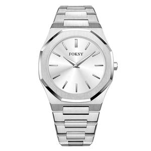 Foksy OEM/ODM Vente en gros Montre pour homme minimaliste avec cadran résistant à l'eau Personnalisez votre propre logo Mouvement japonais Fournisseur - Product Image 4