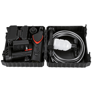 Pistolet de <span class=keywords><strong>lavage</strong></span> de voiture haute pression noir élégant 21V avec moteur 180W, pression d'eau de 10 bars, matériau ABS - Product Image 2