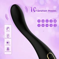 Vibrateur G-Spot à 10 modes, design ergonomique incurvé, moteur silencieux, charge magnétique USB, masseur pour femmes, certifié CE RoHS