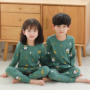 Set di Biancheria Intima Termica Autunnale per Bambini in Puro Cotone con Stampa Animalier per Ragazzi e Ragazze - Product Image 5