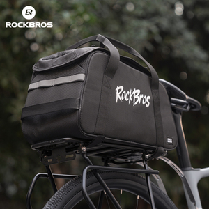 Sacoche de porte-bagages arrière étanche ROCKBROS - Sac de vélo pour VTT/vélo de route avec <span class=keywords><strong>housse</strong></span> de pluie pour les voyages en vélo en extérieur - Product Image 6