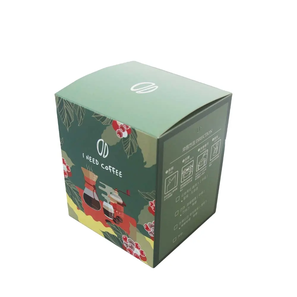 Food And Beverage Packaging Accessories Specifications Good Price Small Paper Folding Box Retail For Gift