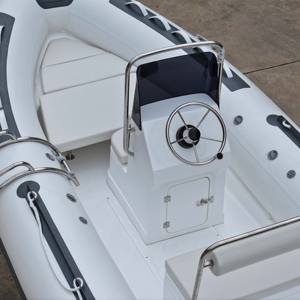 Zhenbo, Bote Semirrígido RIB <span class=keywords><strong>con</strong></span> Casco en V Profunda de Fibra de Vidrio de 4.8m, Certificado CE, <span class=keywords><strong>con</strong></span> Tubos de Hypalon, <span class=keywords><strong>Motor</strong></span> Fuera de Borda, Control Remoto, RIB480 - Product Image 6