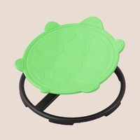 Équipement d'entraînement sensoriel OEM et ODM, chaise tournante antidérapante en forme de tortue pour enfants