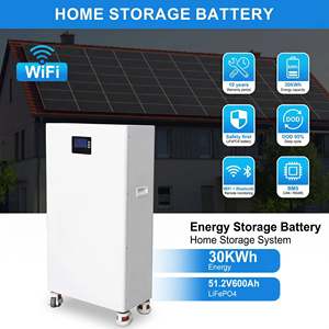 Batería de Almacenamiento de Energía Doméstica LiFePO4 de 30Kwh 51.2V 600Ah Vertical con Ruedas - Product Image 4