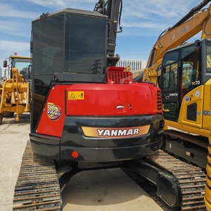 Excavatrice hydraulique Yanmar Vio55/Vio75/Vio80 d'occasion de haute qualité et bon marché de 8 tonnes avec moteur et pompe pour usage agricole en stock - Product Image 6