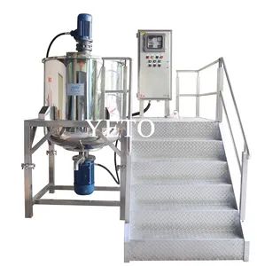 Industrial chemical cosmetics gel making machine explosion proof high shear homogenizer mixer tank equipment price