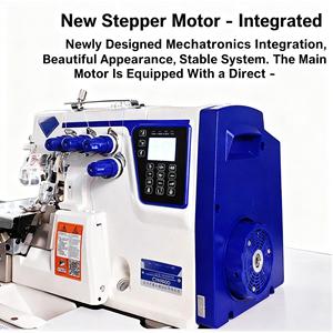 Máquina de Coser <span class=keywords><strong>Overlock</strong></span> de <span class=keywords><strong>5</strong></span> <span class=keywords><strong>Hilos</strong></span> con Años de Experiencia, Máquina de Coser <span class=keywords><strong>Industrial</strong></span> Robusta de Base Plana Manual para Alta Productividad - Product Image 4