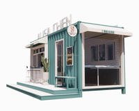 Café conteneur en acier, maison mobile, petit hôtel, séjour à domicile, camping-car, écologique, étanche, design moderne, garantie 1 an