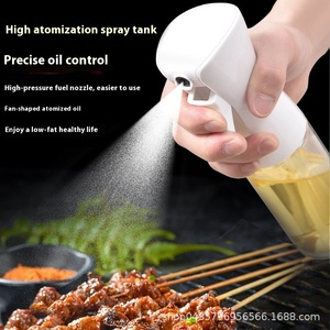 <b>Small</b> Size Food Grade Sustainable Glass Oil Pot Spray Bottle Non-Drip <b>Kitchen</b> Household Oil Sprayer Hand Wash Only Cooking Tool - Product Image 1