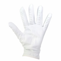 Couleurs personnalisées logo personnalisé doux respirant indonésie cabretta cuir gant de golf hommes/femmes main gauche accessoires de golf gant