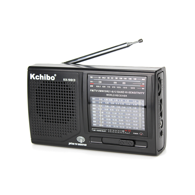 Big Size UM-1 Battery Operated Am Fm Sw Full Band Radio Receiver KK-9813 Portable High Sensitivity Am Fm Sw 12 Band Radio