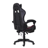 Chaise de gaming exécutive en cuir la plus vendue avec lumières LED RGB rafraîchissantes et dossier haut inclinable