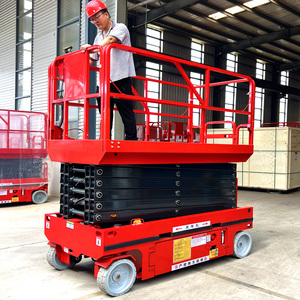 Ce ISO 4-18M địa hình gồ ghề tự hành theo dõi xe Scissor Lift di động thủy lực điện nâng giàn giáo nền tảng làm việc ATV - Product Image 6