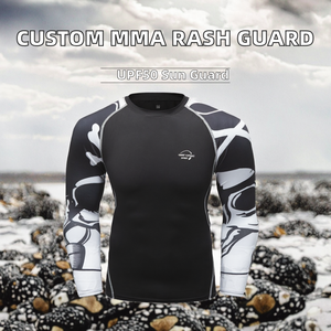 Camiseta Deportiva Anti-UV UPF50 Transpirable Sublimada Personalizada 2019 para MMA, Ropa Deportiva para Hombre, Ropa Deportiva para Adultos - Product Image 2