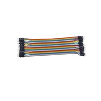 Kabel Jumper Dupont 40Pin 2.0mm hingga 2.54mm Pitch 1m Kabel Jumper Fleksibel untuk Breadboard dengan Isolasi PVC untuk Arduino Raspberry Pi.