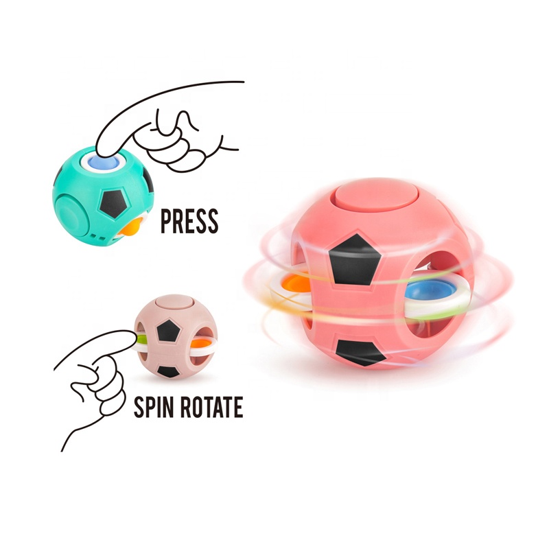 Ept снятие стресса Сенсорный Футбол пузырьки Гироскоп Шар Спиннер волшебный куб бесконечности ручные игрушки для сенсорных детей