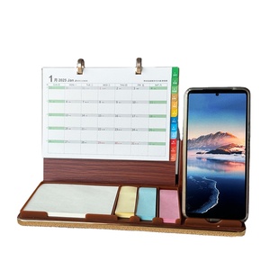 Bàn lịch <span class=keywords><strong>2025</strong></span> lịch giữ bút kinh doanh đa chức năng Khung gỗ hàng tuần Lịch Văn Phòng Máy tính để bàn - Product Image 1