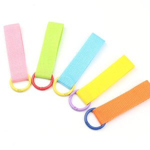 Promotion Keychain Lanyard Solid Color Strap