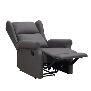 Modern Pu deri yüksek geri Recliner sandalye satış rahat tek manuel Recliner kanepe sinema