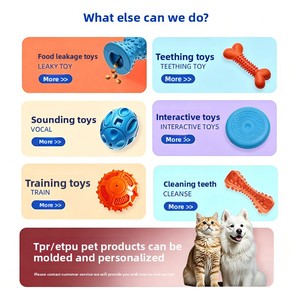 Juguetes Interactivos para Perros con Forma de Melón Amargo, Juguetes Masticables de Vegetales para Perros, Juguetes de TPR para Perros - Product Image 3