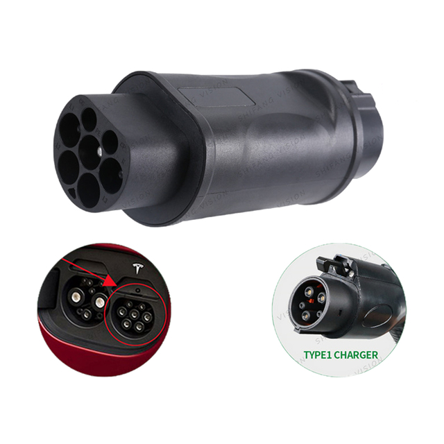 New DC 1000V 200A EV Adapter Type1/Type2 to Tesla for Electric Cars