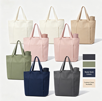 Sac de transport pour tapis de yoga, grand sac de sport en toile avec poche pour tapis et fermeture éclair pour yoga et pilates