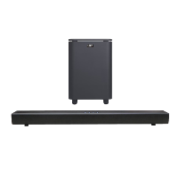 Barre de son sans fil OEM ET030 avec caisson de basses profondes pour système home cinéma 5.6 2.1 canaux 120-160W, design en bois