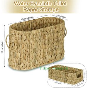 Ecoka Vietnam Handmade Rattan Woven Eco-Friendly Multifunction <b>Storage</b> <b>Basket</b> <b>Rectangle</b> Natural Color for Clothing Organizer - Product Image 2