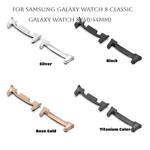 2pcs thông minh ban nhạc đồng hồ 22mm kim loại Adapter kết nối cho Samsung Galaxy xem 8 40mm 44mm cổ điển 46mm Smartwatch phụ kiện - Product Image 1