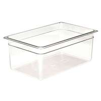 Liyunda Bac Gastronorme Transparent en PC pour Buffet, 1/1 10L 530*325, Conteneur de Stockage en Plastique avec Couvercle Cranté