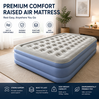 Matelas Gonflable Portable Pliable pour Sol, Lit d'Appoint Personnalisable avec Pompe, Matelas Étanche de Haute Qualité pour Extérieur et Cuisine