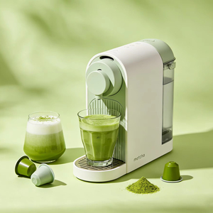 Tea Coffee Hybrid Capsules Matcha & Super Green Tea <b>Blend</b> for Coffee Brewers | Eco-Friendly Pods for Office Use - Product Image 1