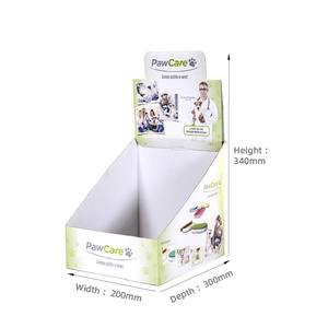 Customized Foldable Eco-Friendly Tear Away Cardboard Display <b>Box</b> for Pet Products Counter Shipper for Convenient Retail Display - Product Image 2