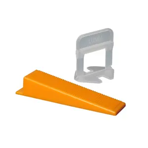 Espaciador de ladrillo de la mejor calidad, material de construcción, accesorios para azulejos, sistema de nivelación, clips de herramientas de 2 mm para paredes, cuñas y clip