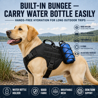 Rompi Harness Taktis Anjing 2026 Baru 900D Oxford Anti-Ledakan dengan Gesper, Jaring Bernapas, dan Sistem MOLLE yang Dapat Disesuaikan untuk Anjing German Shepherd
