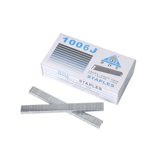 Agrafes en fil galvanisé 1006J, couronne 10 mm, longueur de la jambe 6 mm, agrafes de type U pour <span class=keywords><strong>pistolet</strong></span> agrafeur pneumatique, agrafes pour encadrement - Product Image 1