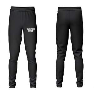 Custom <b>Black</b> Regular Fit Trouser <b>Pant</b> Cotton Fleece Sportswear Elastic Waist Lightweight Casual Breathable Sizes XS-3XL - Product Image 1