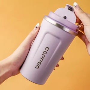 Mug intelligent à café à double paroi isolé en métal avec couvercle LED, faible MOQ, tasses personnalisées avec logo personnalisé, tasse à café - Product Image 5