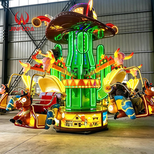Emozionante Giostra a Tema Far West con Decorazioni Scultoree Vivaci, Sedili Sicuri per Passeggeri, Attrazione Commerciale per Parchi Divertimento - Product Image 2