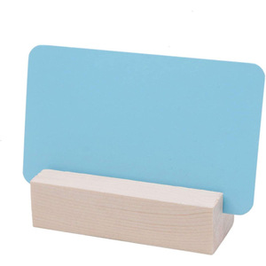 Porta Tarjetas de Visita Personalizado de Madera de Haya y Roble Pulido, Rectangular, para Mostrar Fotos, para Bodas, Fiestas y Cumpleaños - Product Image 4