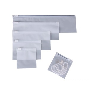 Small Size Zipper Bags Preventing Oxidation Jewelry Packaging Bags Sealing Bags Waterproof PE Plastic Carton Customized Logo