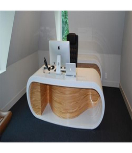 Fashionable Design Custom-made Artificial Stone Office <strong>Glass</strong> <strong>Desk</strong> - Product Image 3